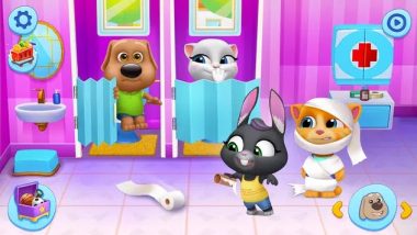Download My Talking Tom Friends Game screenshot my talking tom friends mod apk unlimited money