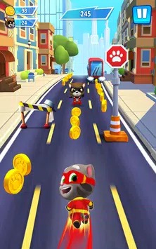 Download Talking Tom Hero Dash Game screenshot Talking Tom Hero Dash hack