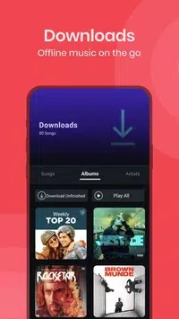 Wynk Music (No Ads) Captura de tela Wynk Music download apk