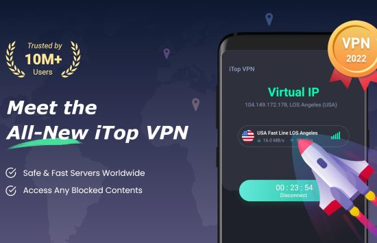 iTop VPN Mod (VIP avattu) screenshot 1