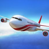 Image Flight Pilot Simulator 3D Mod (Pièces illimitées)