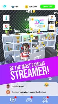 Idle Streamer Game screenshot Idle Streamer mod apk