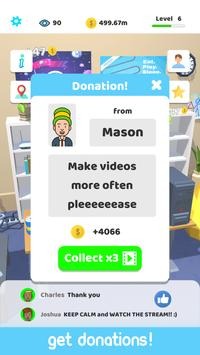 The game Idle Streamer Game screenshot mod Idle Streamer