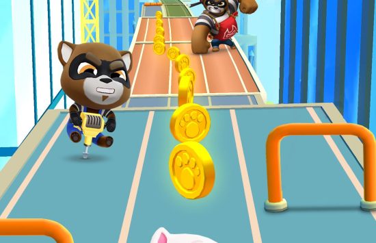 Talking Tom Hero Dash mod apk Game screenshot Talking Tom Hero Dash mod apk