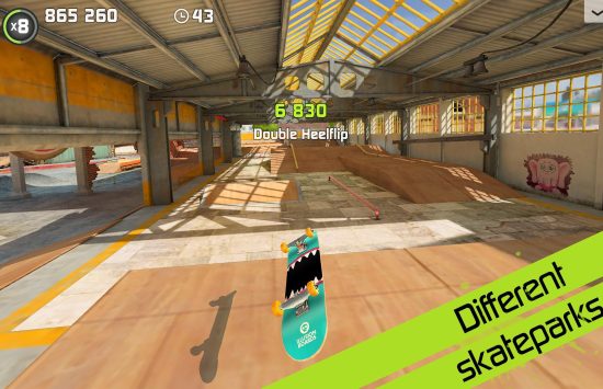Touchgrind Skate 2 mod Game screenshot Touchgrind Skate 2 mod