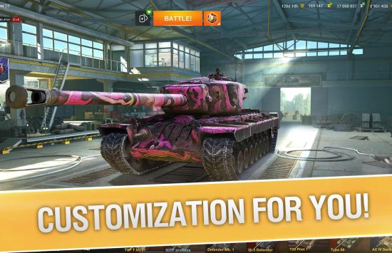 World of Tanks Blitz mod apk Game screenshot World of Tanks Blitz mod apk