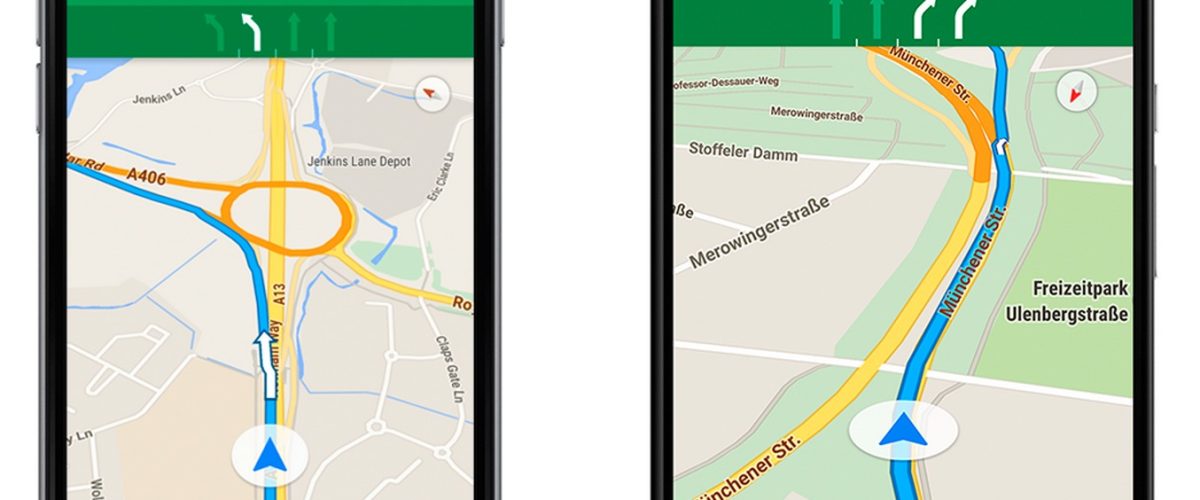 Appar för kartor och navigering för Android