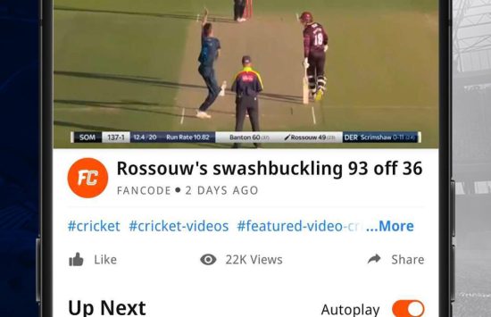 FanCode (8) FanCode : Live Cricket & Score (Versão portuguesa) screenshot 8