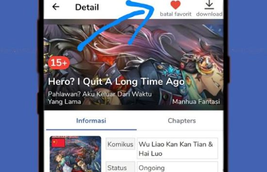 Komiku application Screenshot Komiku application