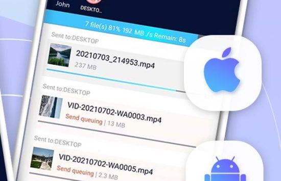 Screenshot Zapya app