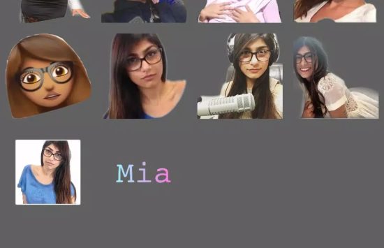 Screenshot Mia Khalifa WAStickers latest version