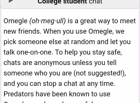 Download Omegle Screenshot Omegle mod apk