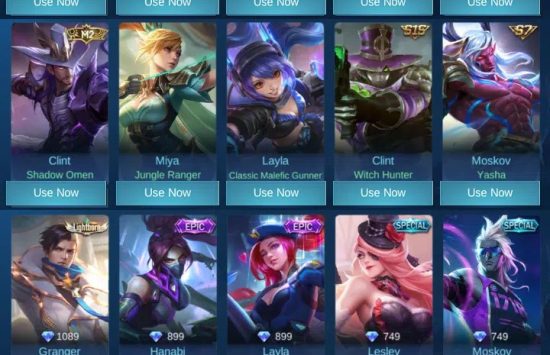 Screenshot unlock all skin injector for Android