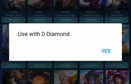 Screenshot unlock all skin injector app