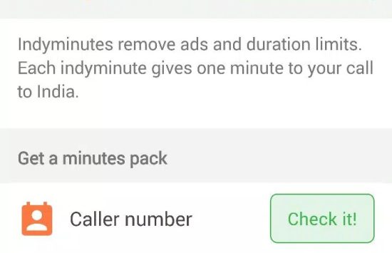 Screenshot IndyCall for Android