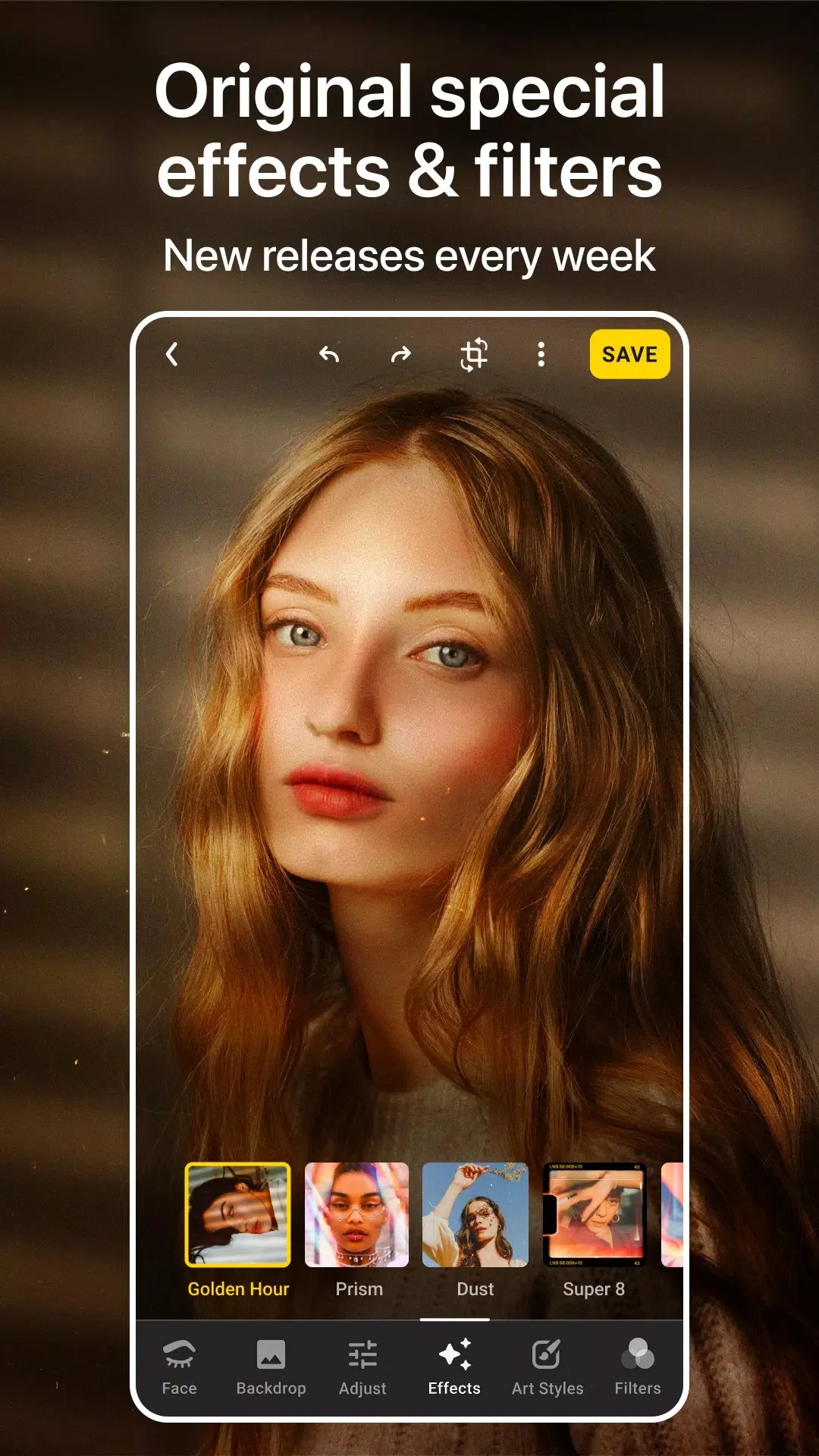 Screenshot Lensa application Screenshot Lensa application