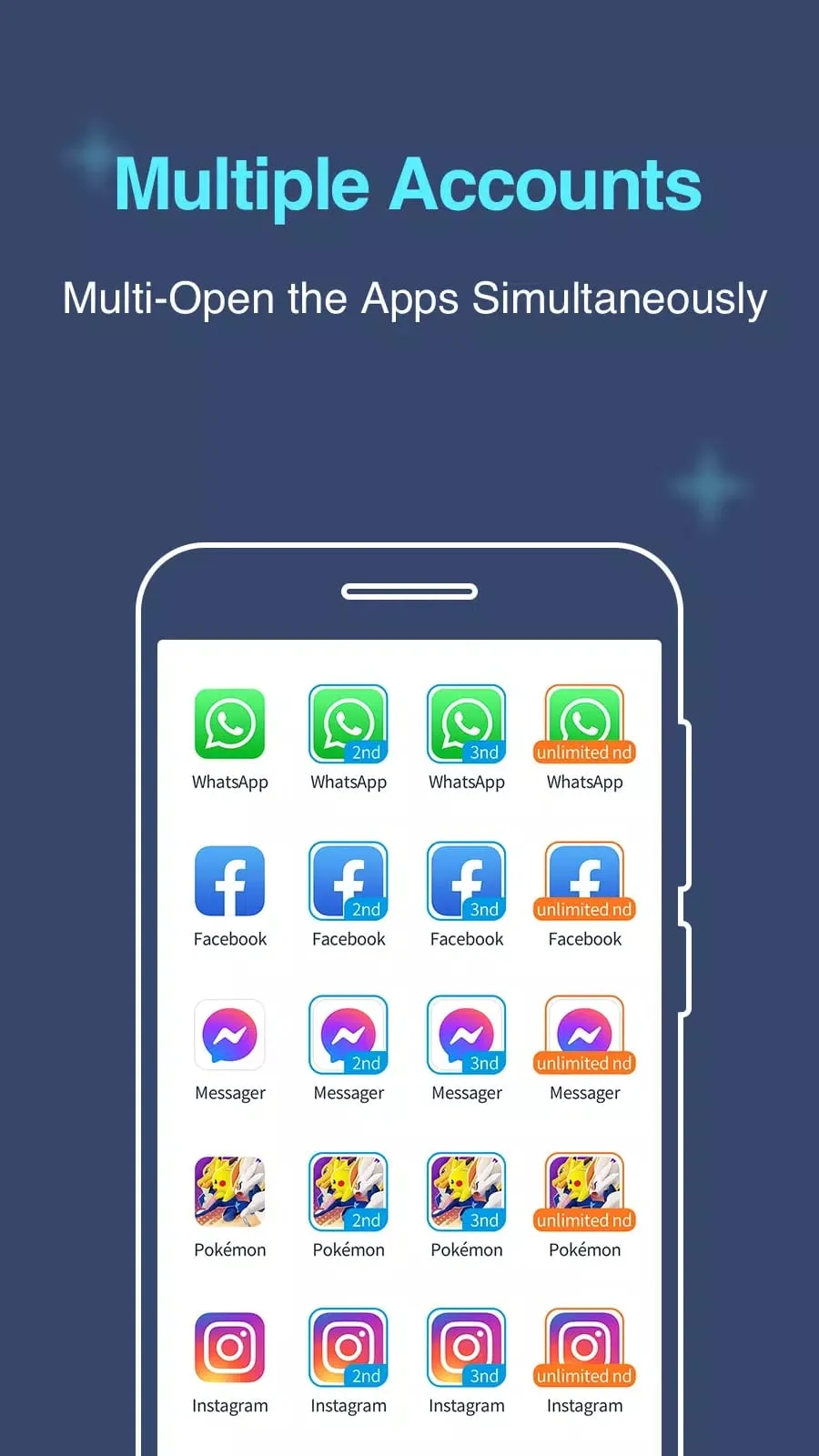 Screenshot Multiple Accounts for Android Screenshot Multiple Accounts for Android