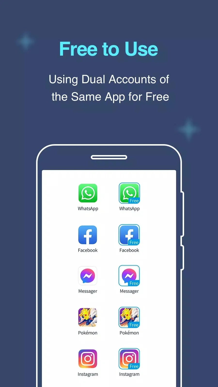 Screenshot Multiple Accounts application Screenshot Multiple Accounts application