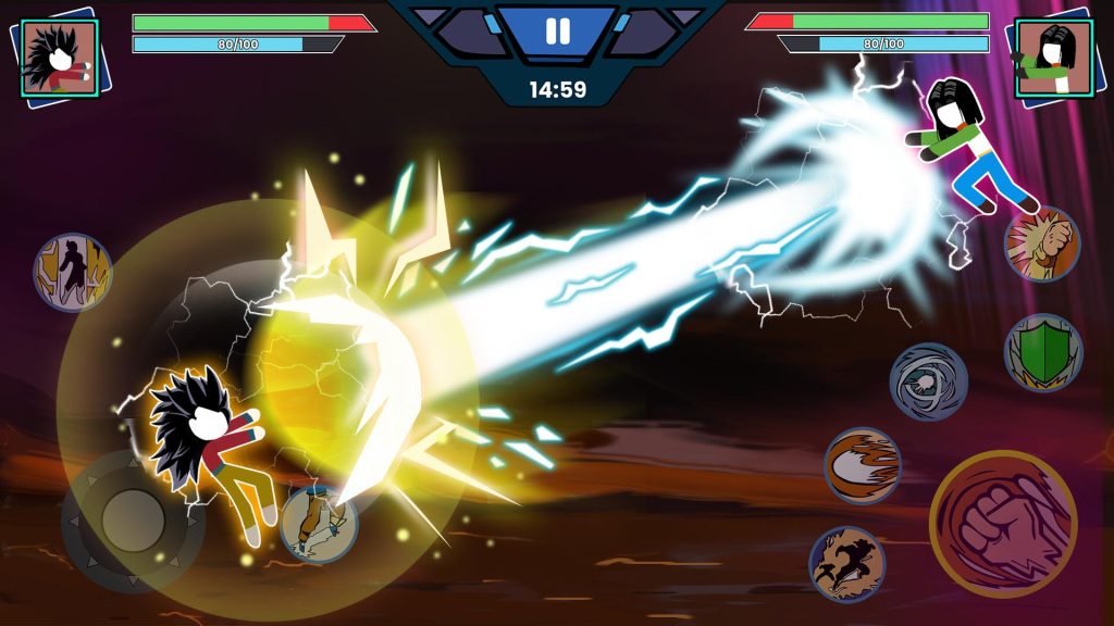 Stickman Warriors Shadow