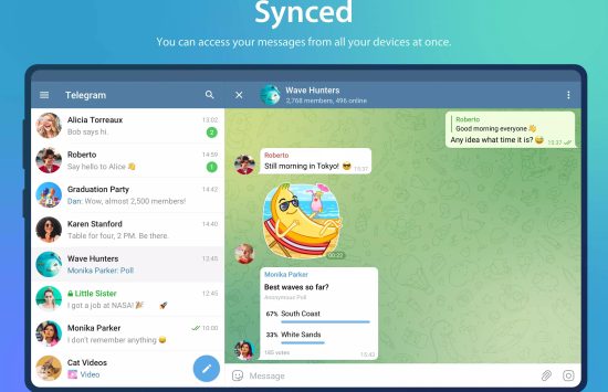 Telegram (8) Telegram (日本語版) screenshot 8