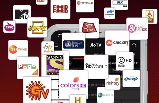 Screenshot JioTV app