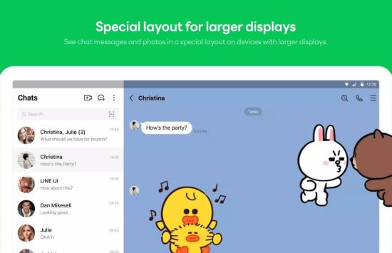 LINE application Screenshot LINE Apps