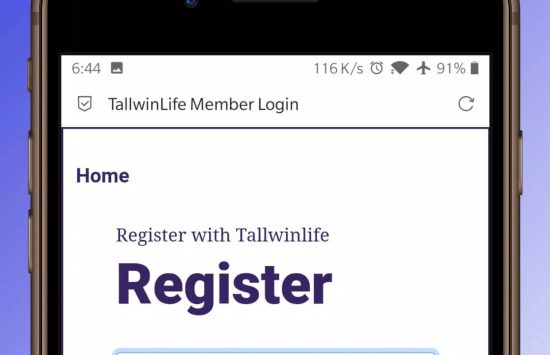 Screenshot Tallwin Life 2022 application