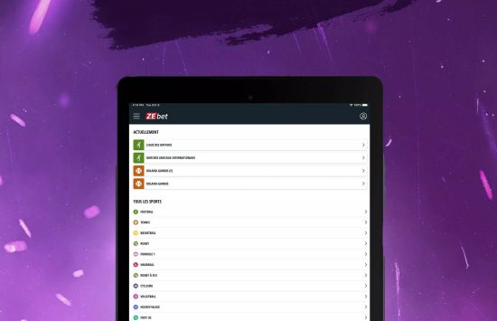 ZEbet - Sports Apps Screenshot ZEbet - Sports application