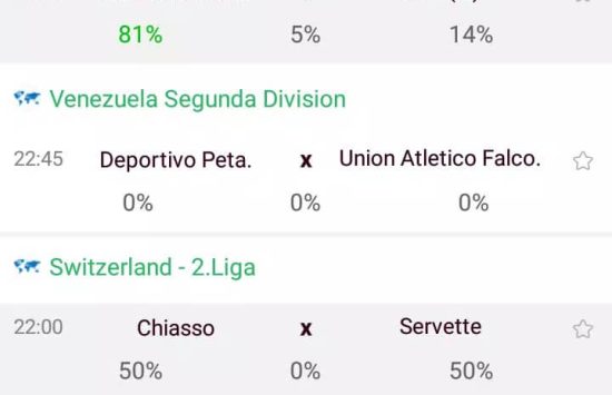 Azscore (4) Azscore – Mobile Livescore App (versione italiana) screenshot 3