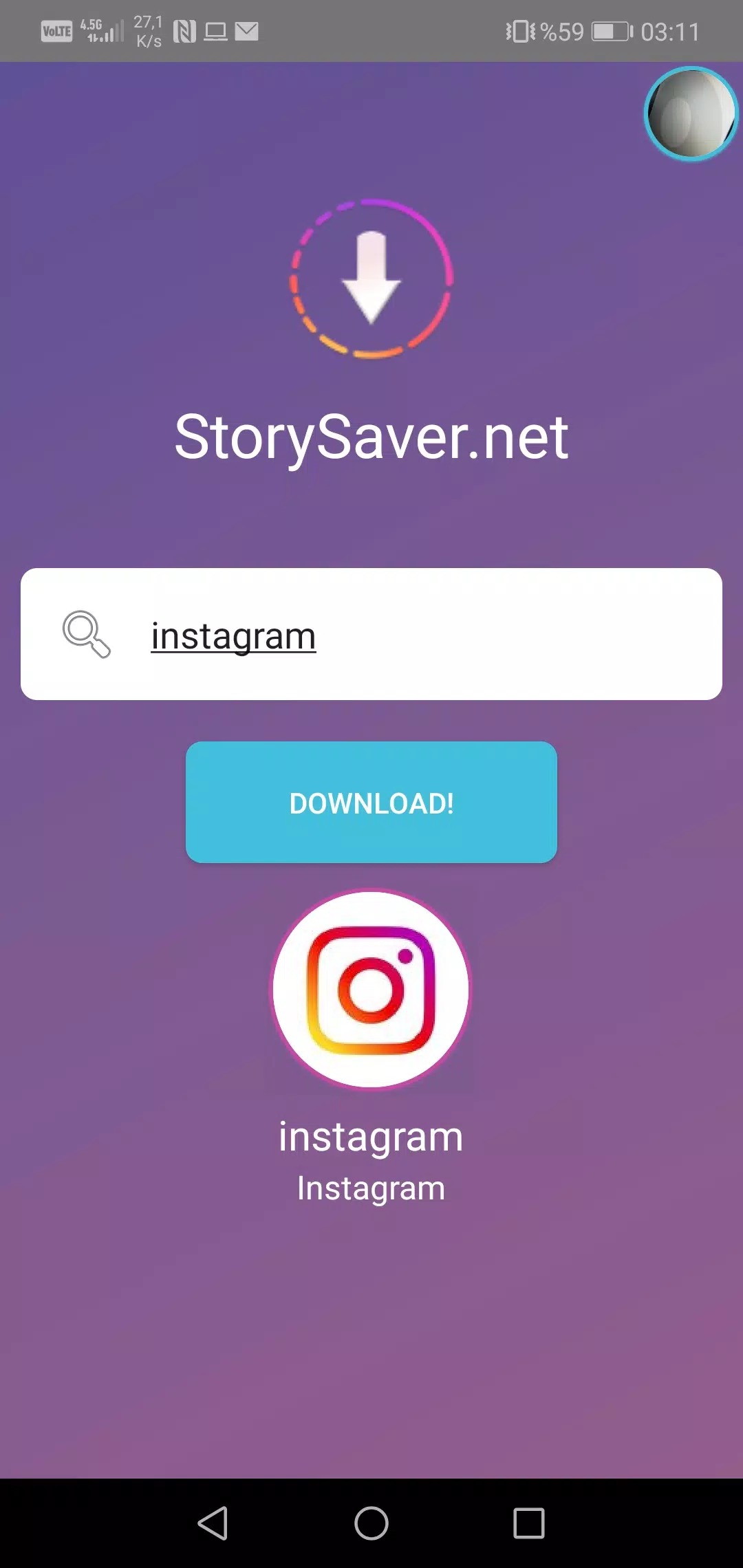 Screenshot Storysaver.net latest version Screenshot Storysaver.net latest version
