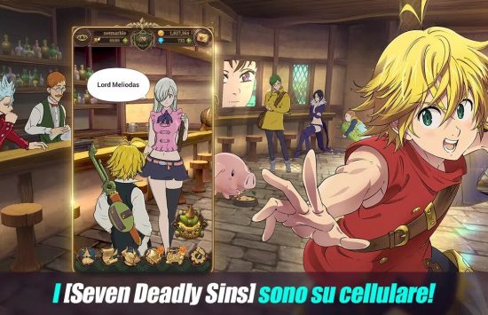 The Seven Deadly Sins (2) The Seven Deadly Sins: Grand Cross APK (versione italiana) screenshot 1