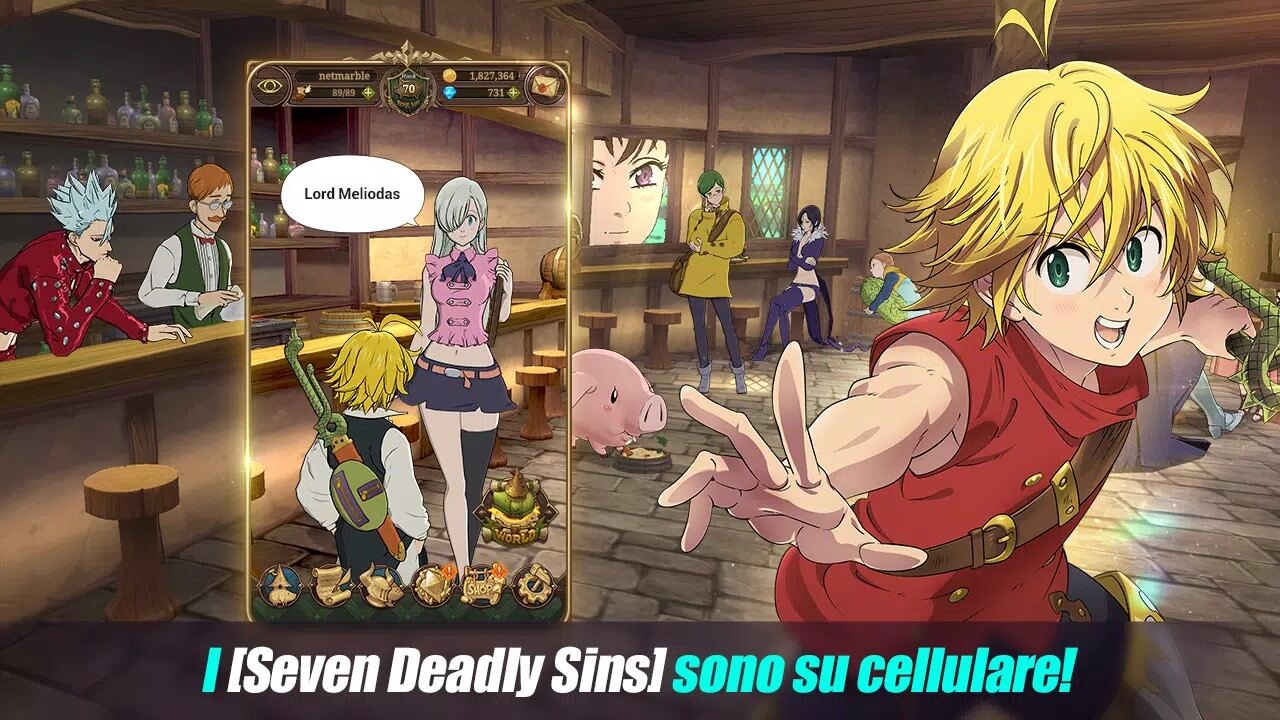 Game screenshot The Seven Deadly Sins apk Game screenshot The Seven Deadly Sins apk