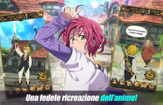 The Seven Deadly Sins (3) The Seven Deadly Sins: Grand Cross APK (versione italiana) screenshot 2