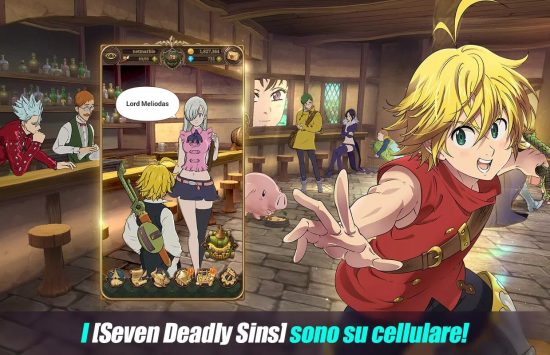 The Seven Deadly Sins (9) The Seven Deadly Sins: Grand Cross APK (versione italiana) screenshot 8