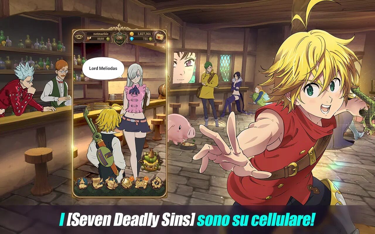 Game screenshot The Seven Deadly Sins Android games Game screenshot The Seven Deadly Sins Android games