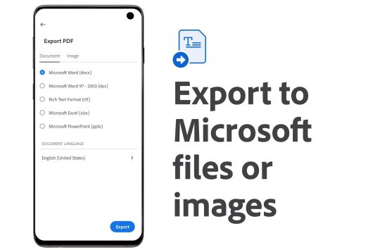 Screenshot Adobe Acrobat Reader latest version