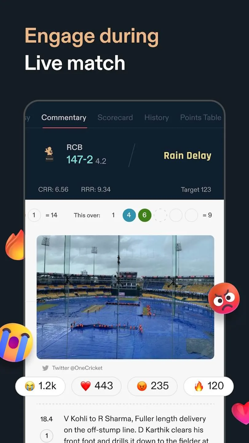 Screenshot CREX Cricket Exchange Screenshot CREX Cricket Exchange