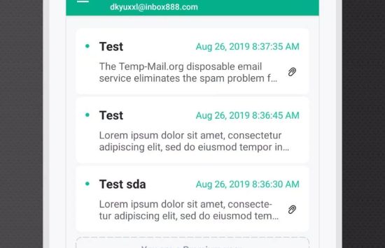 Screenshot Temp Mail free download
