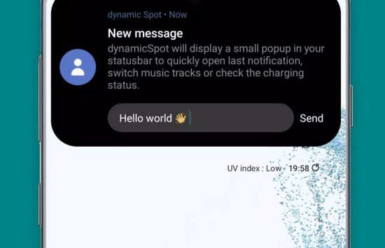 Screenshot dynamicSpot