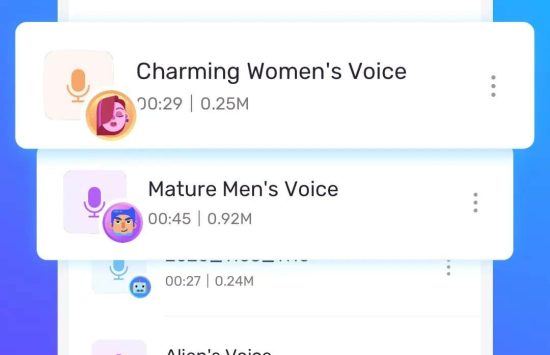 Screenshot Voice Changer latest version