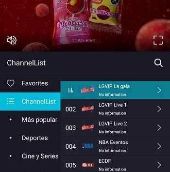 Oleada TV on Android TV Box or Smart TV screenshot 2
